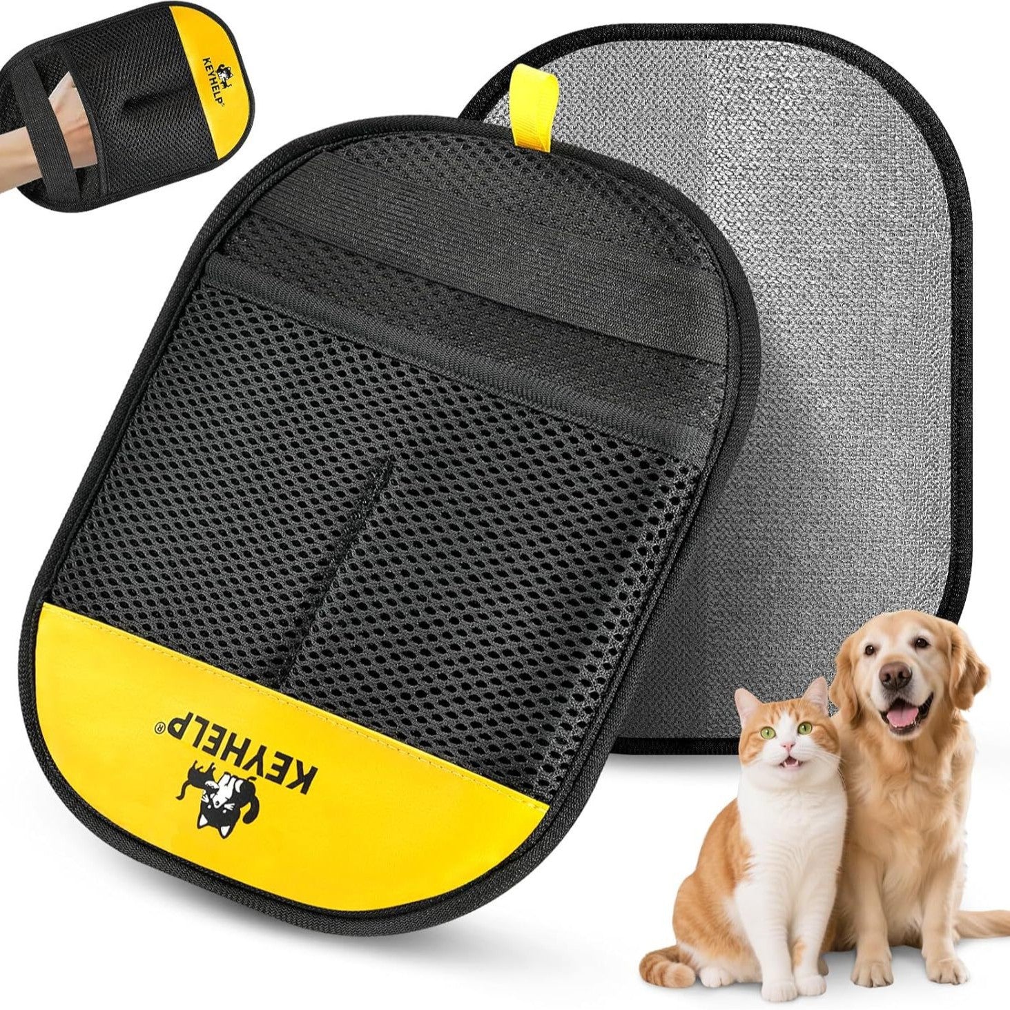 5-Finger Pet Grooming & Hair Removal Glove